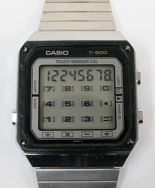Montre calculatrice Casio